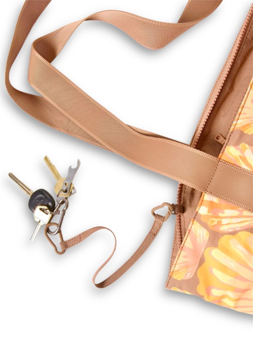 ALOHA Collection—Nylon Zipper Tote—Limited Edition Sunrise Shells *NWT* - Picture 4 of 11